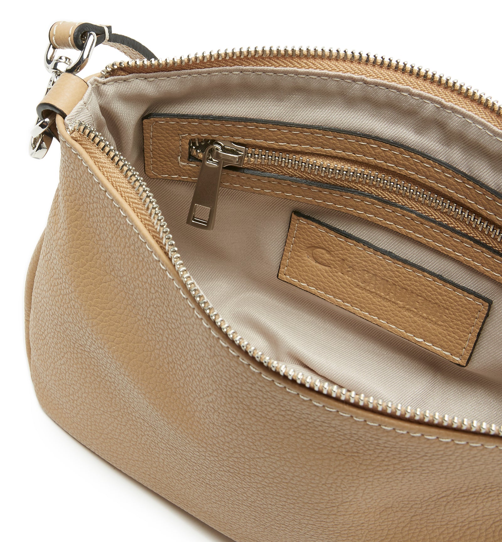 MAELLE LEATHER SHOULDER BAG