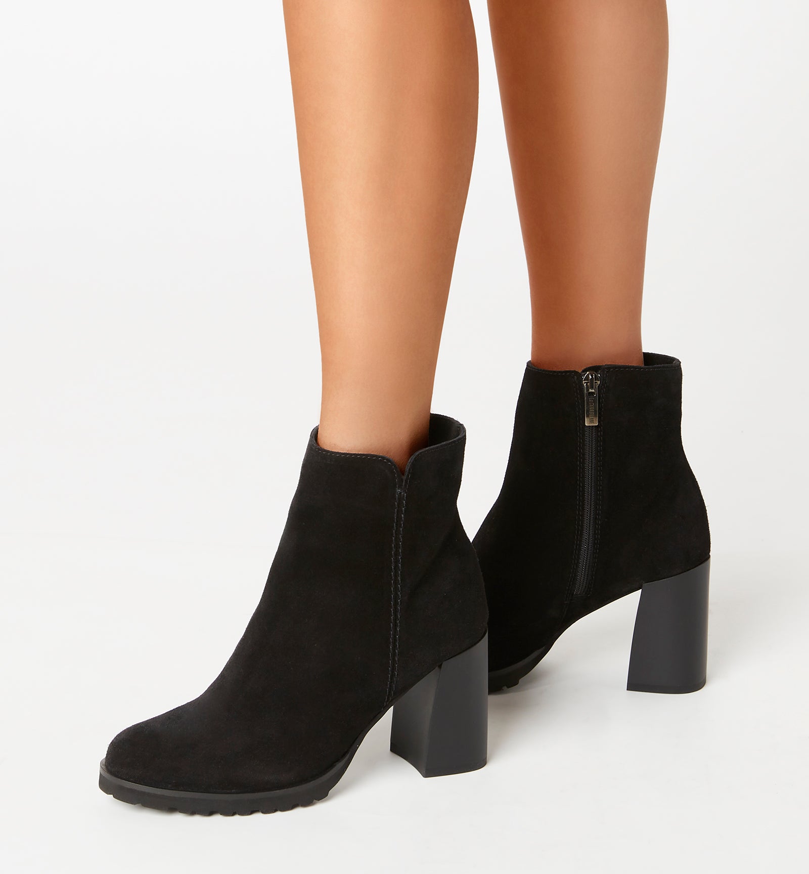 MAGGIE SUEDE HEEL BOOTIE