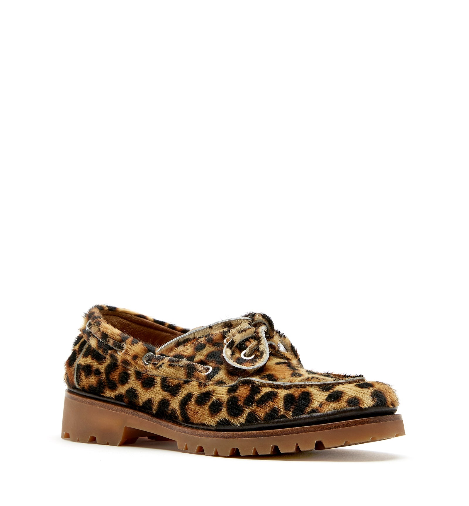 MAJESTIC LEOPARD - PRINT BOAT SHOE - La Canadienne