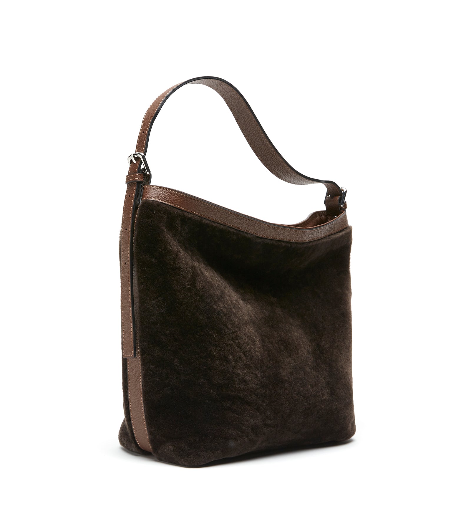 MARRIS SHEARLING TOTE