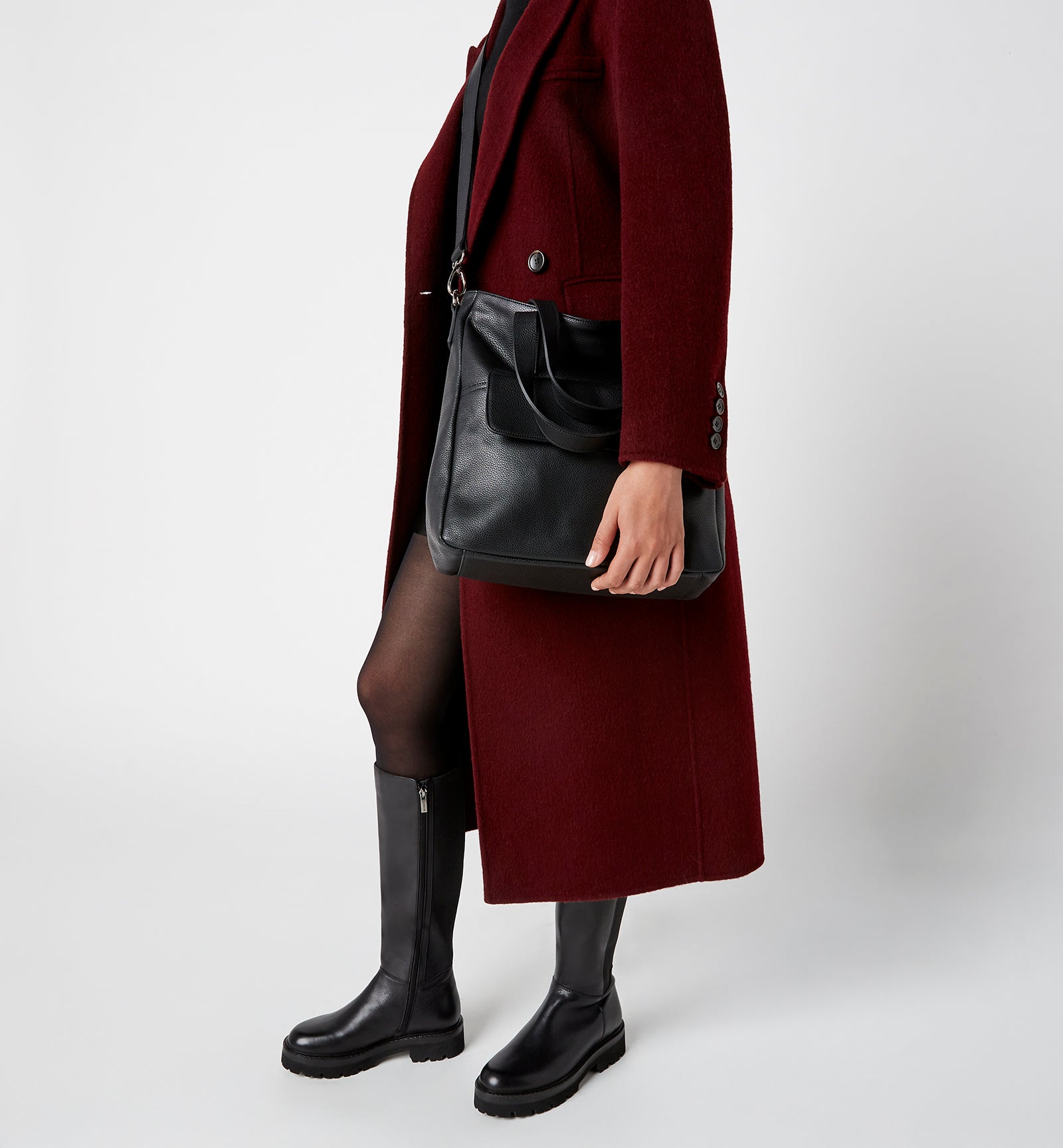 MAUDE LEATHER TOTE BAG