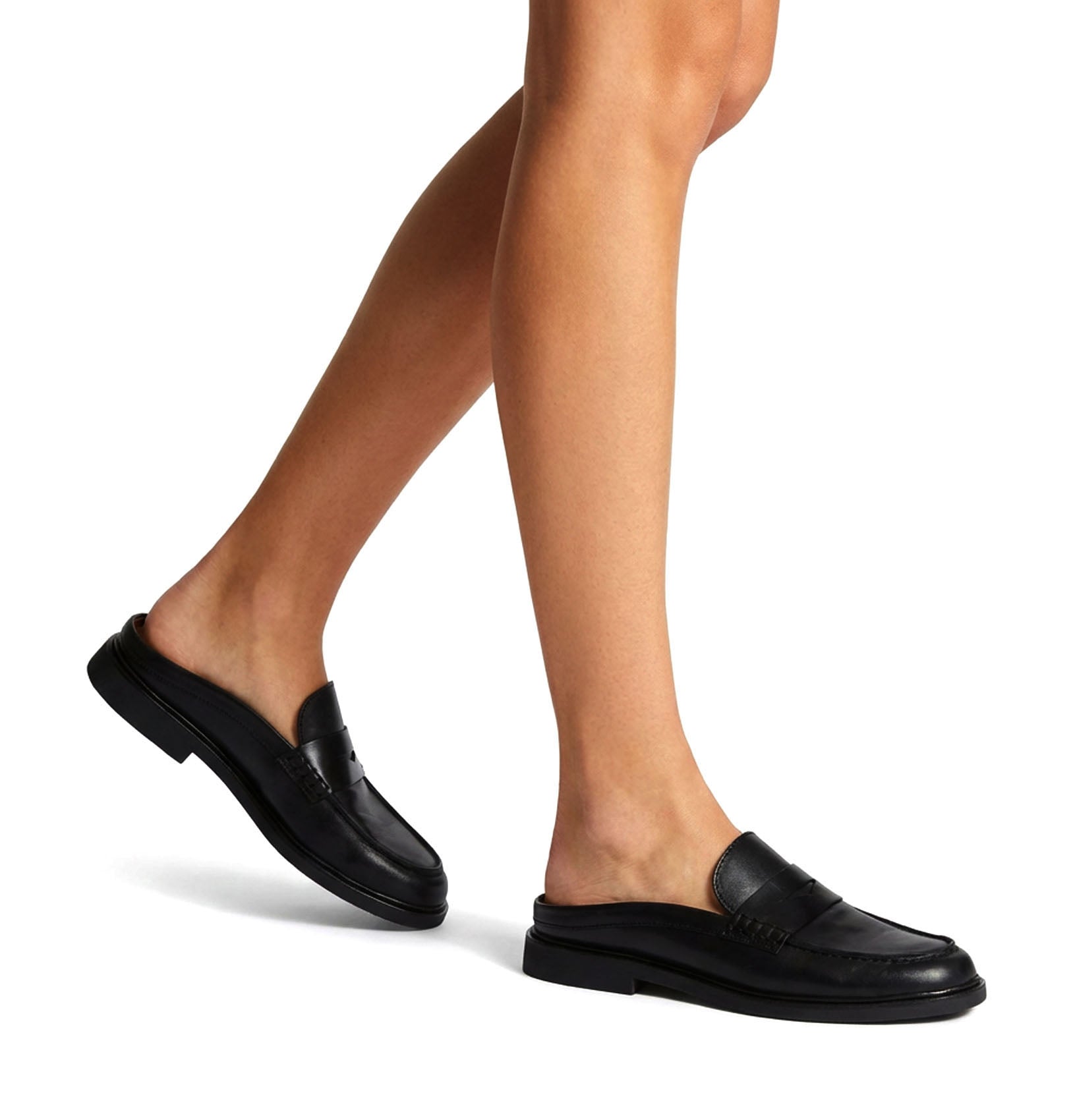 MAXINE MOCASSIN MULE EN CUIR