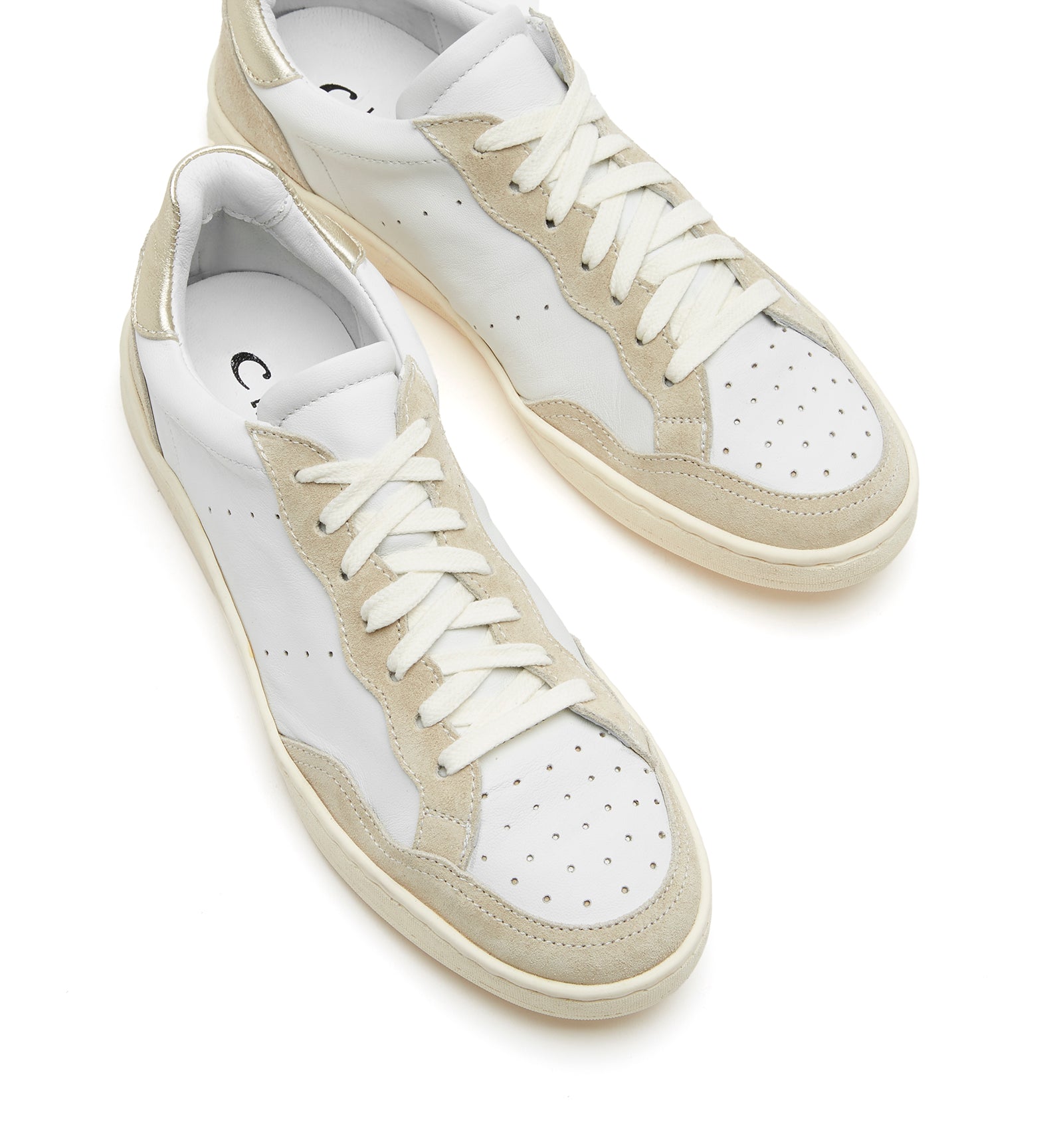 MERCURI LEATHER & SUEDE SNEAKER - La Canadienne