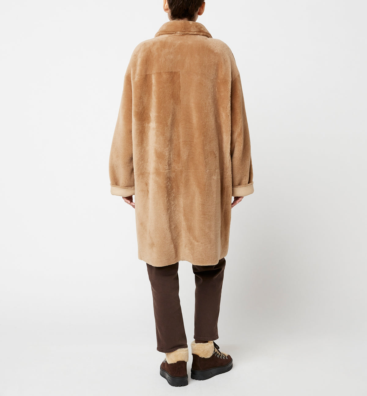 NERO MANTEAU LONG RÉVERSIBLE EN MOUTON — Elément 27 de 34