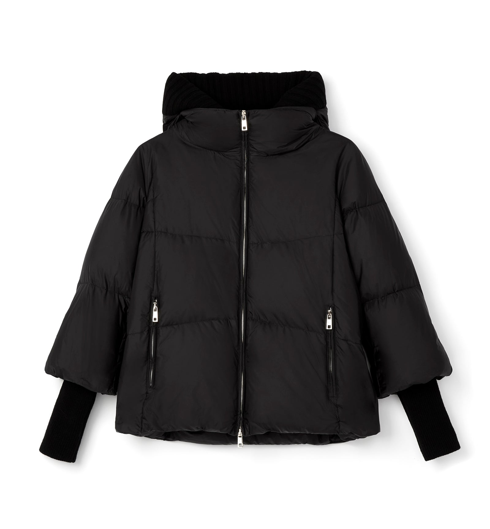 NYX HOODED SHORT PUFFER COAT - La Canadienne