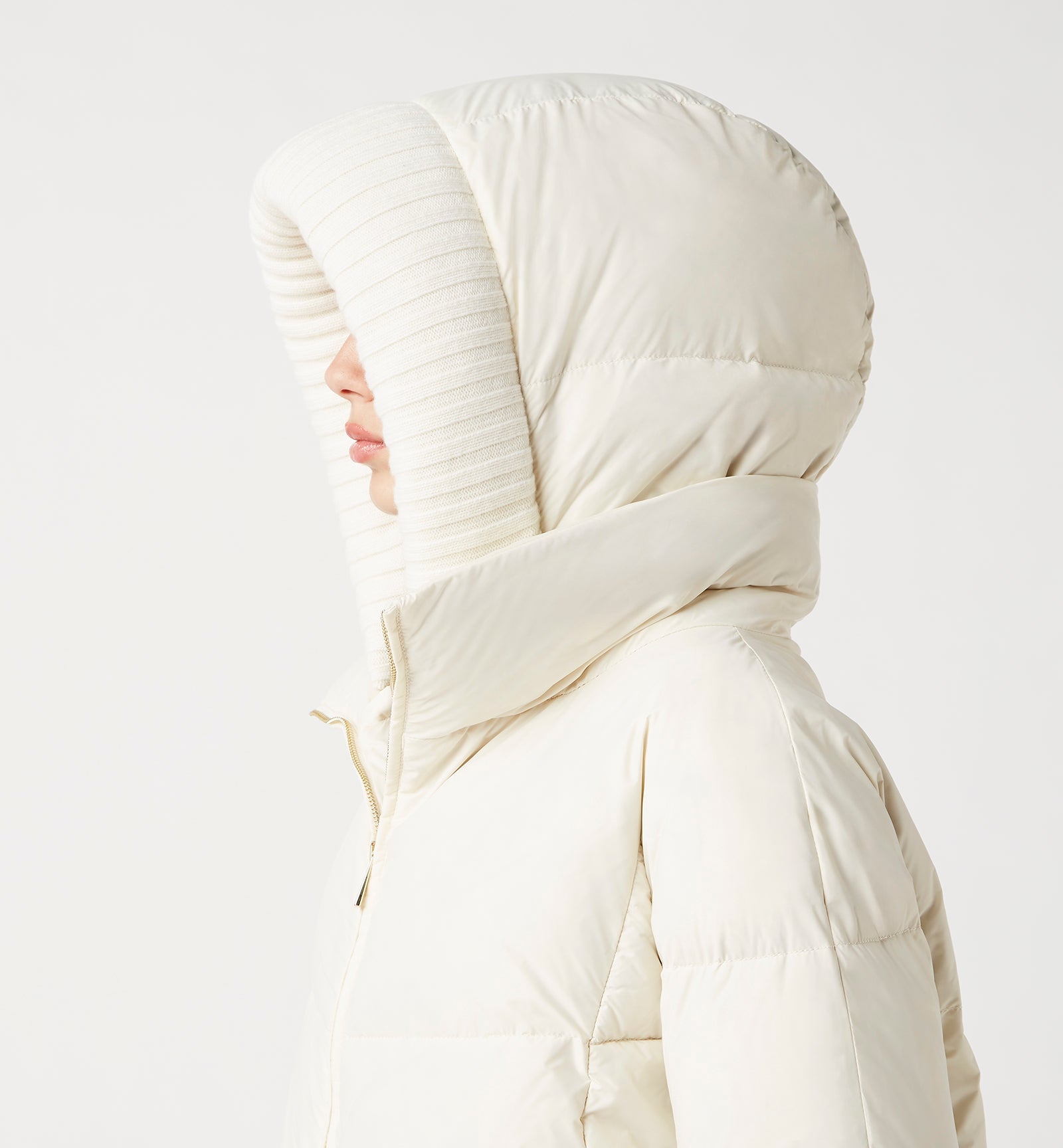 NYX HOODED SHORT PUFFER COAT - La Canadienne