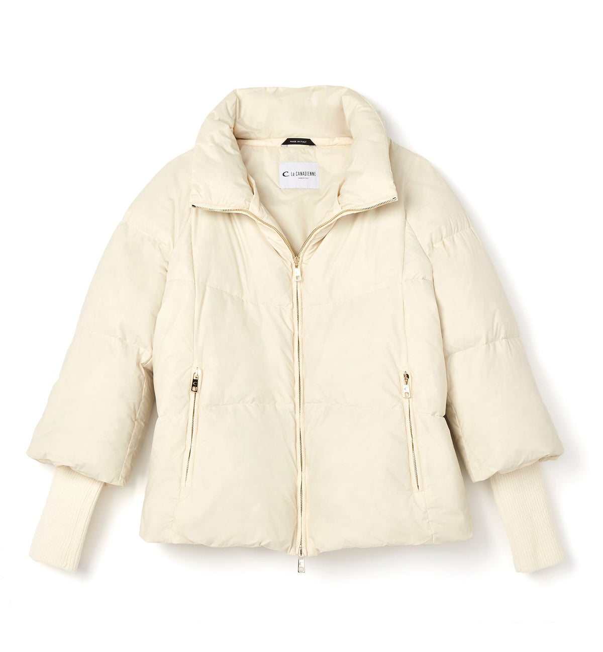 NYX HOODED SHORT PUFFER COAT - La Canadienne