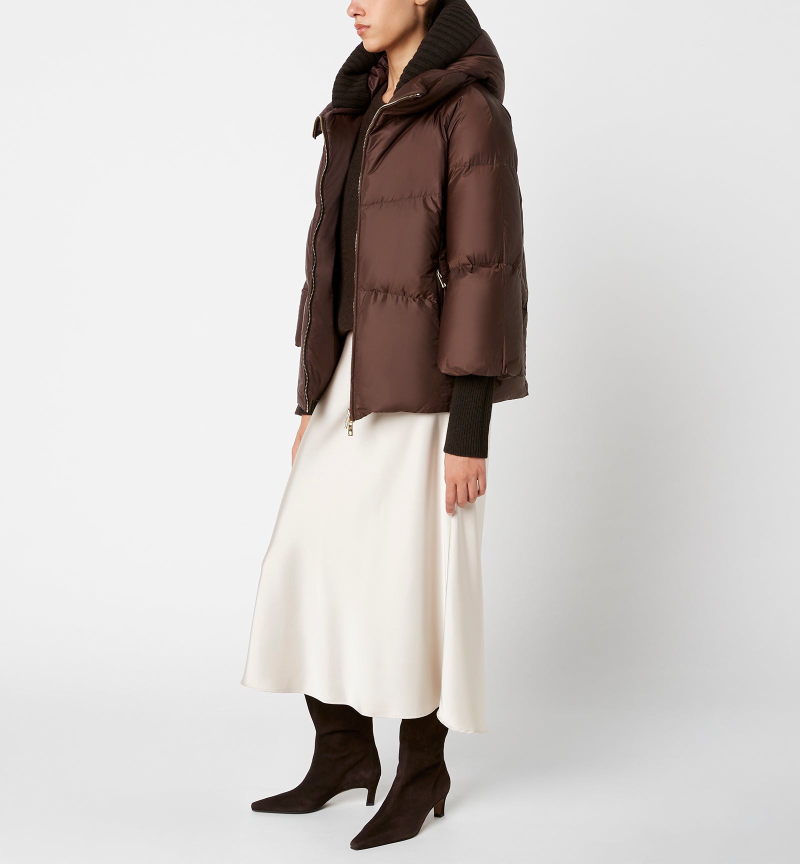 NYX HOODED SHORT PUFFER COAT