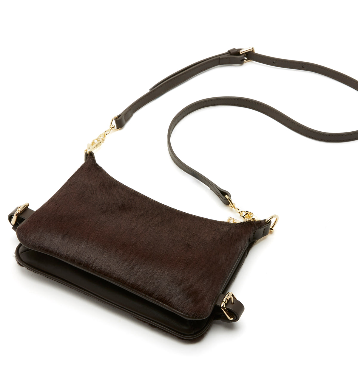 PACINI SAC MESSAGER EN CUIR POILU — Elément 4 de 6