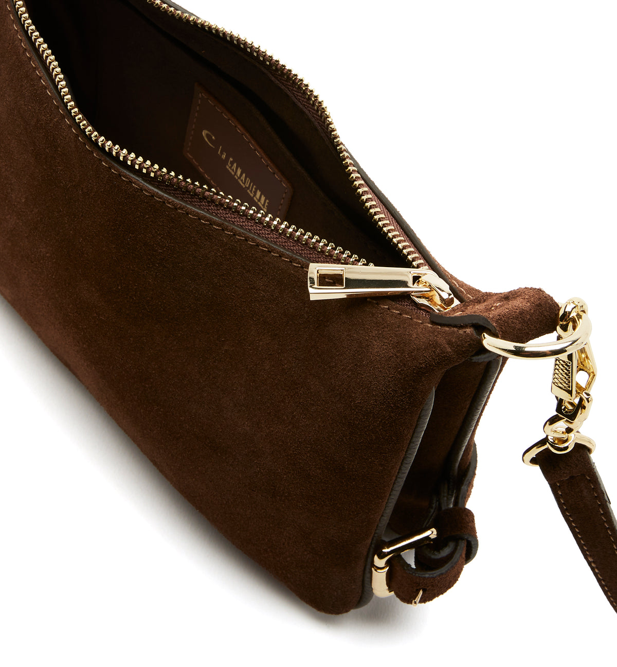 PACINI SUEDE MESSENGER BAG — Item 5 of 6