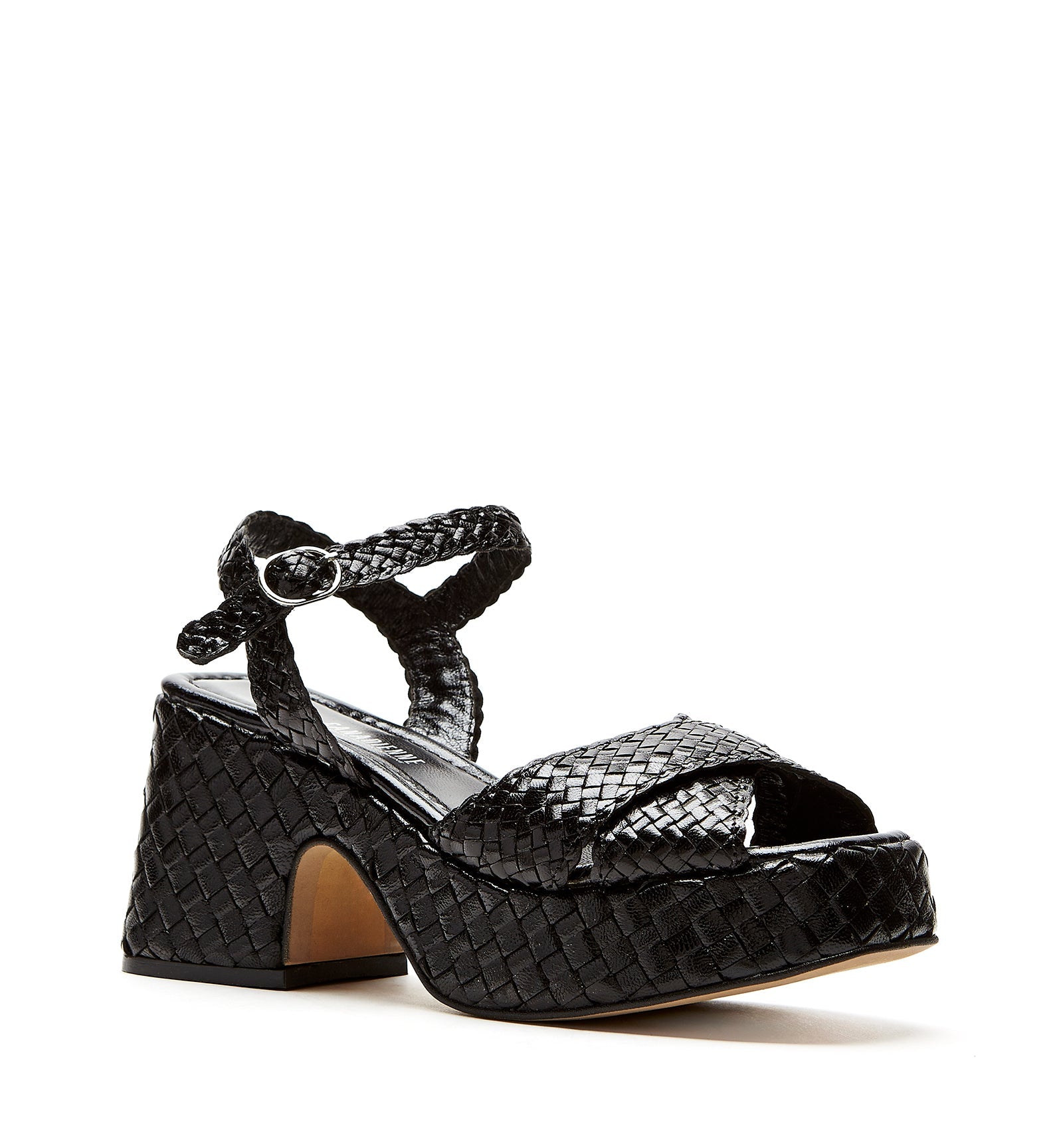 PAMMEE WOVEN LEATHER SANDAL - La Canadienne