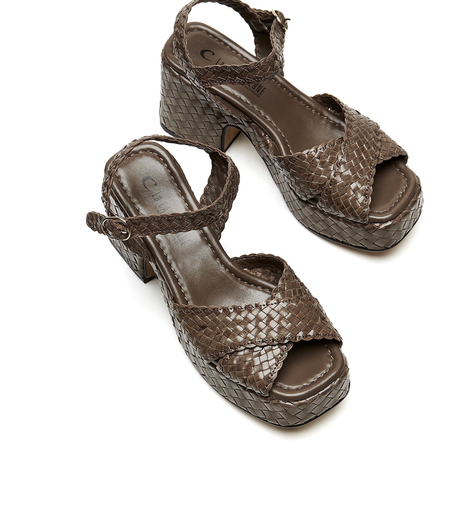 PAMMEE WOVEN LEATHER SANDAL - La Canadienne