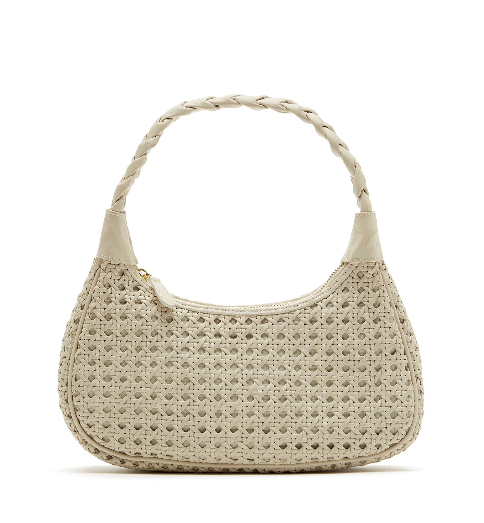PATTI WOVEN LEATHER SHOULDER BAG - La Canadienne