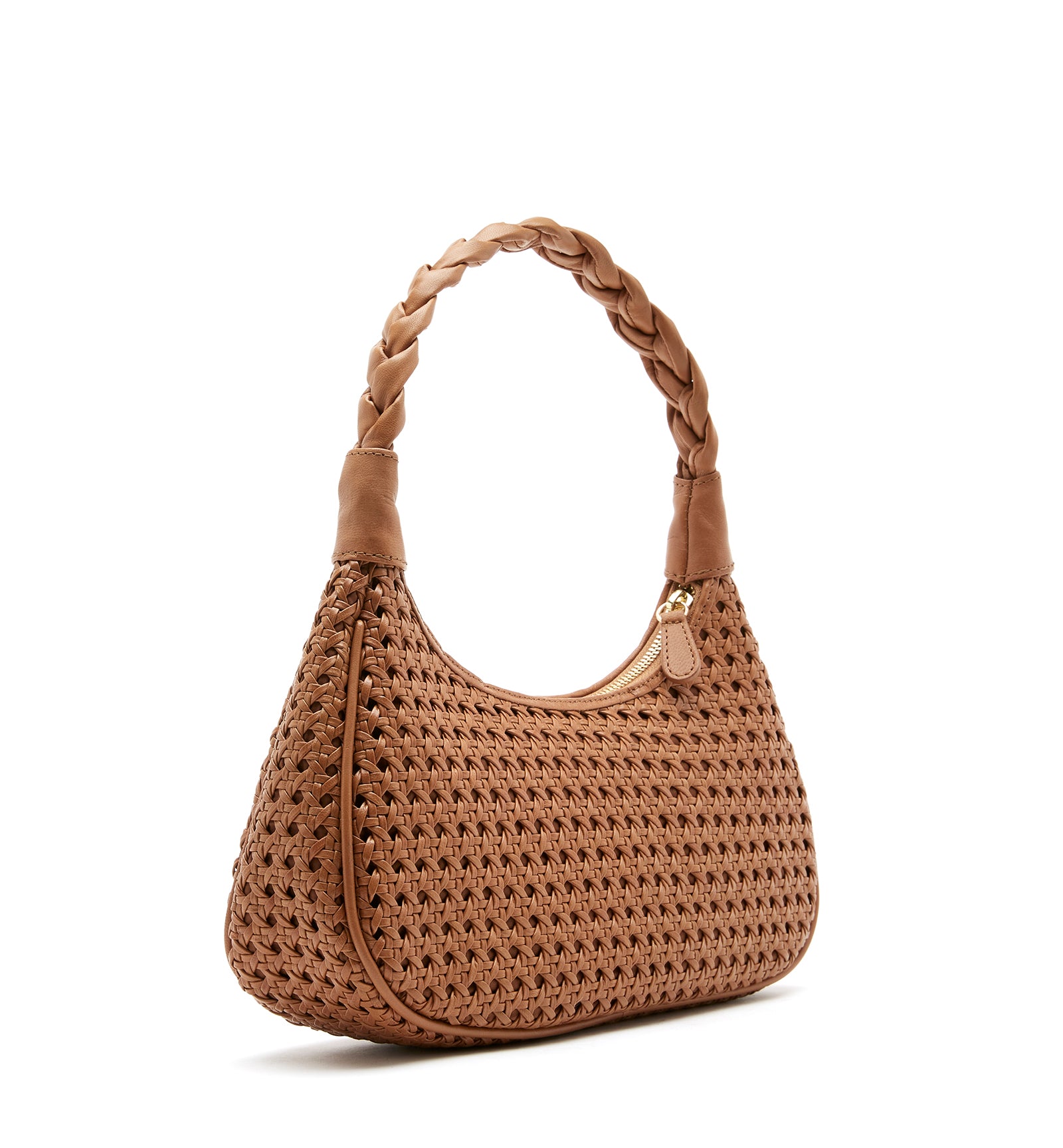 PATTI SAC À BANDOULIÈRE EN CUIR TRESSÉ