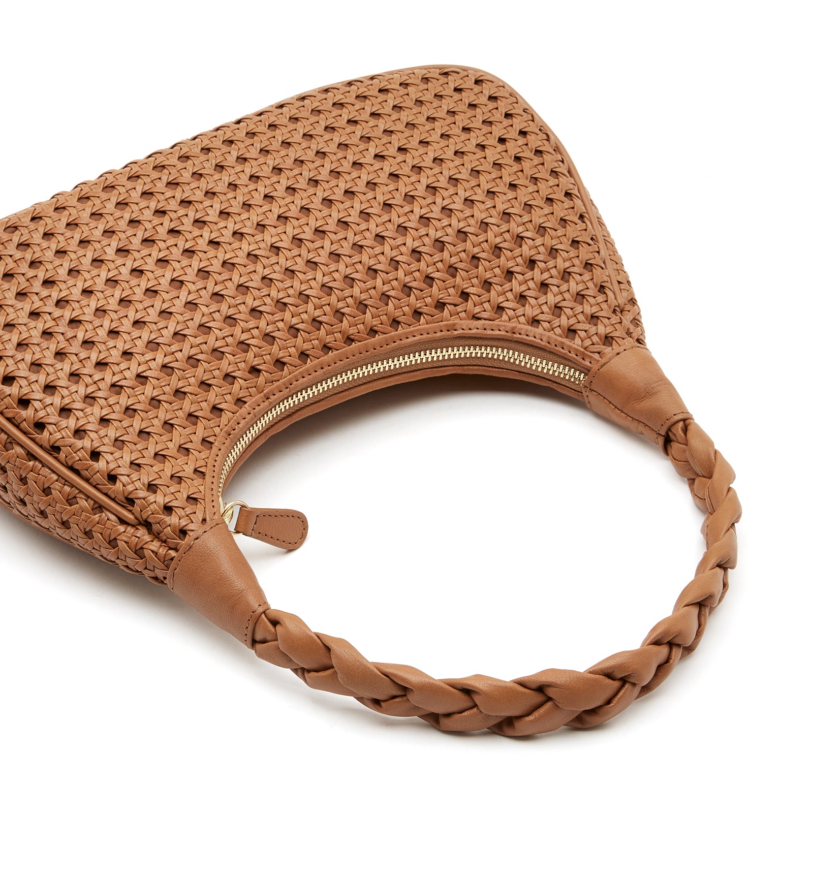 PATTI SAC À BANDOULIÈRE EN CUIR TRESSÉ
