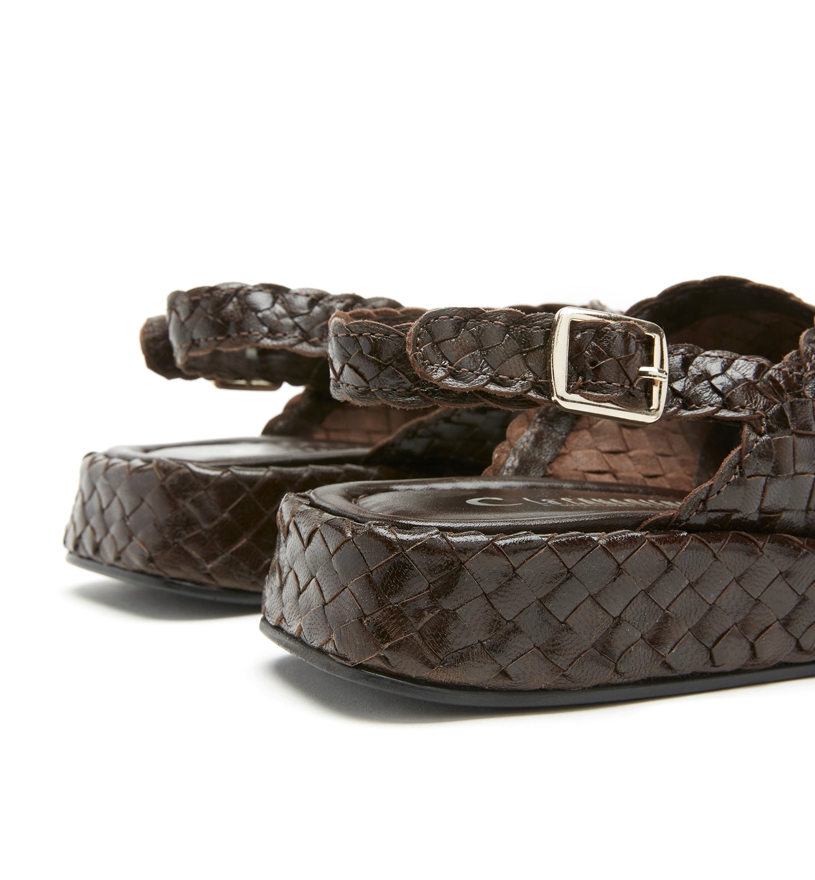 PEDRA WOVEN LEATHER SANDAL