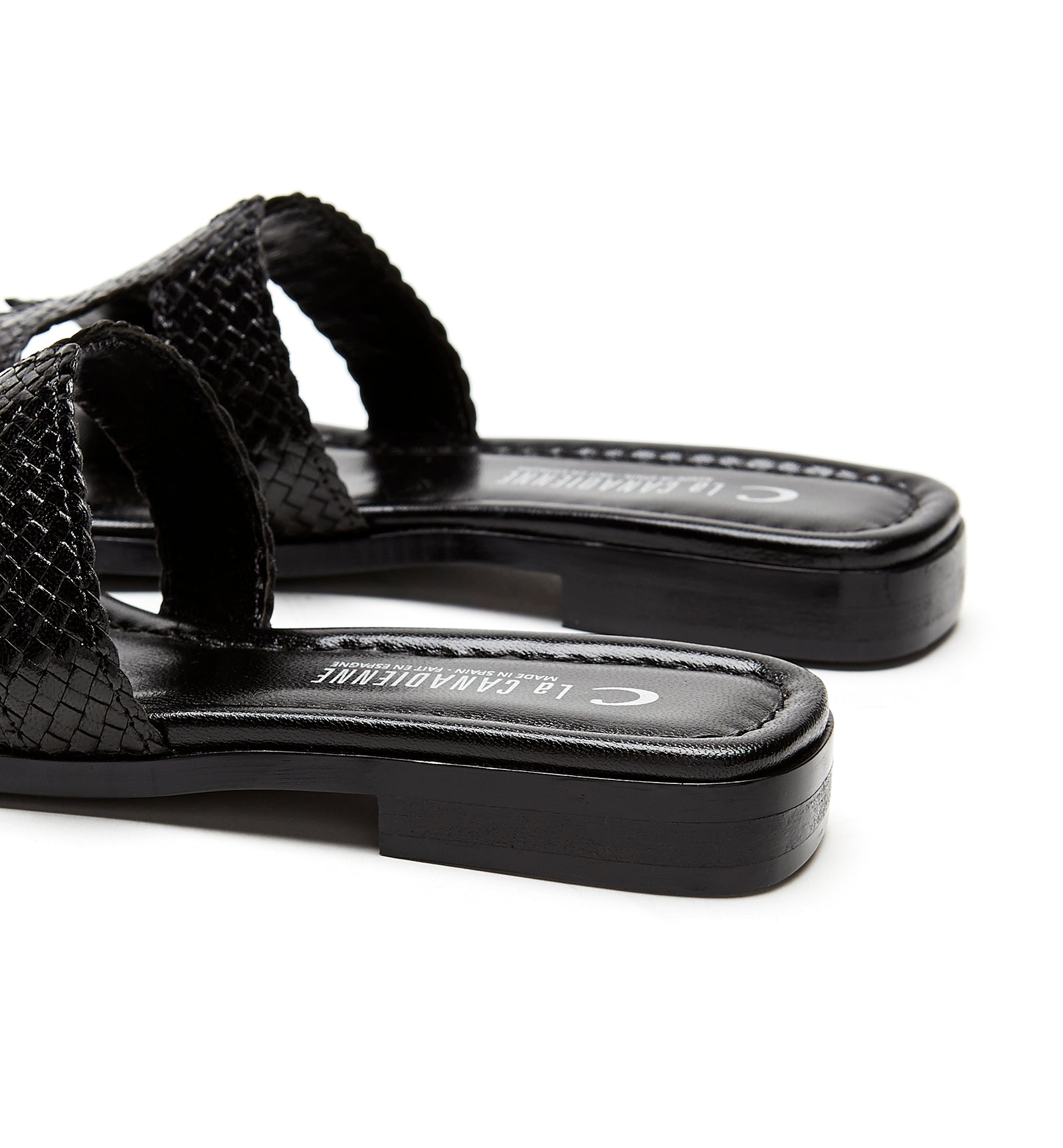 PERSIST WOVEN LEATHER SANDAL - La Canadienne