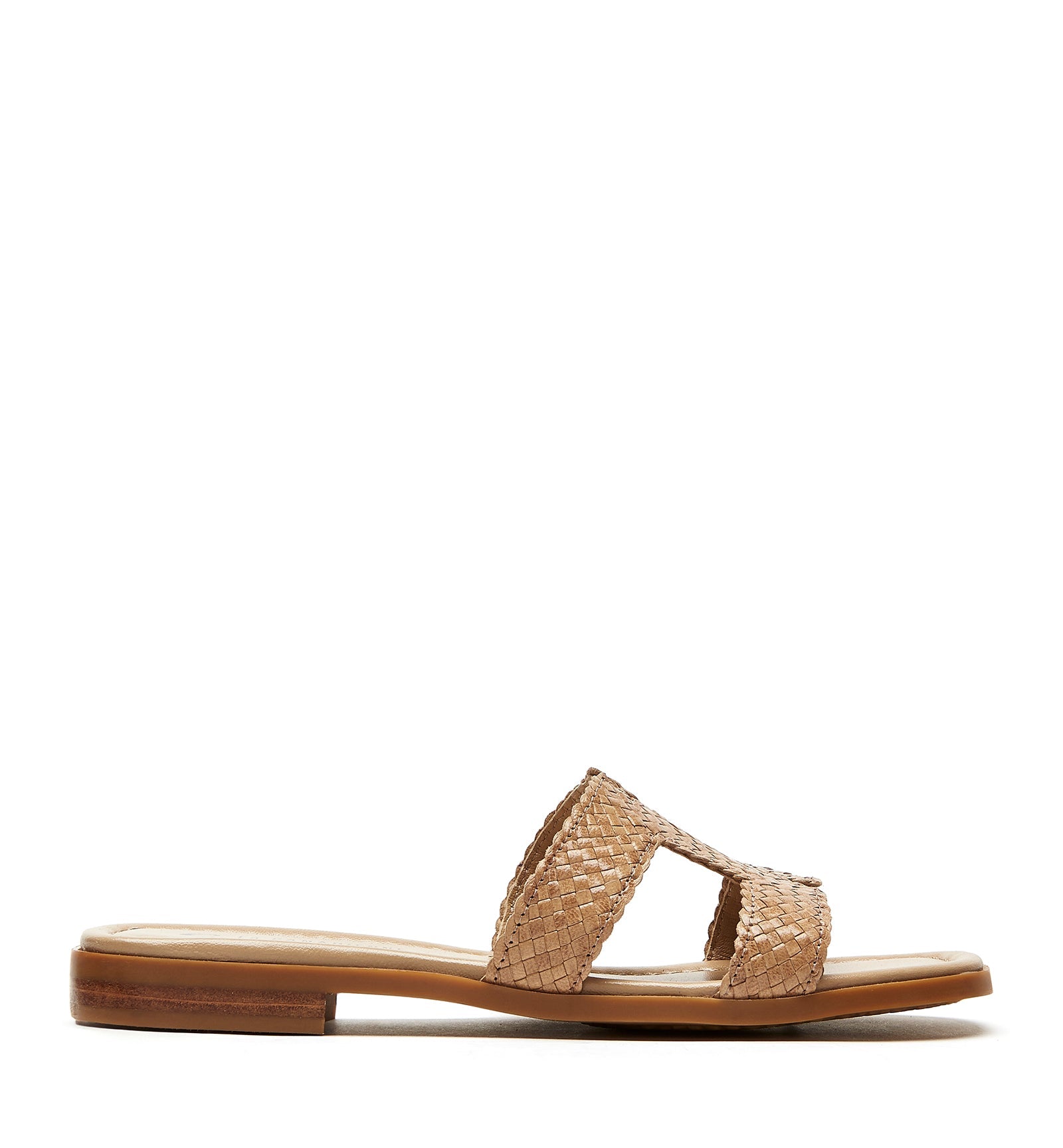 PERSIST WOVEN LEATHER SANDAL - La Canadienne