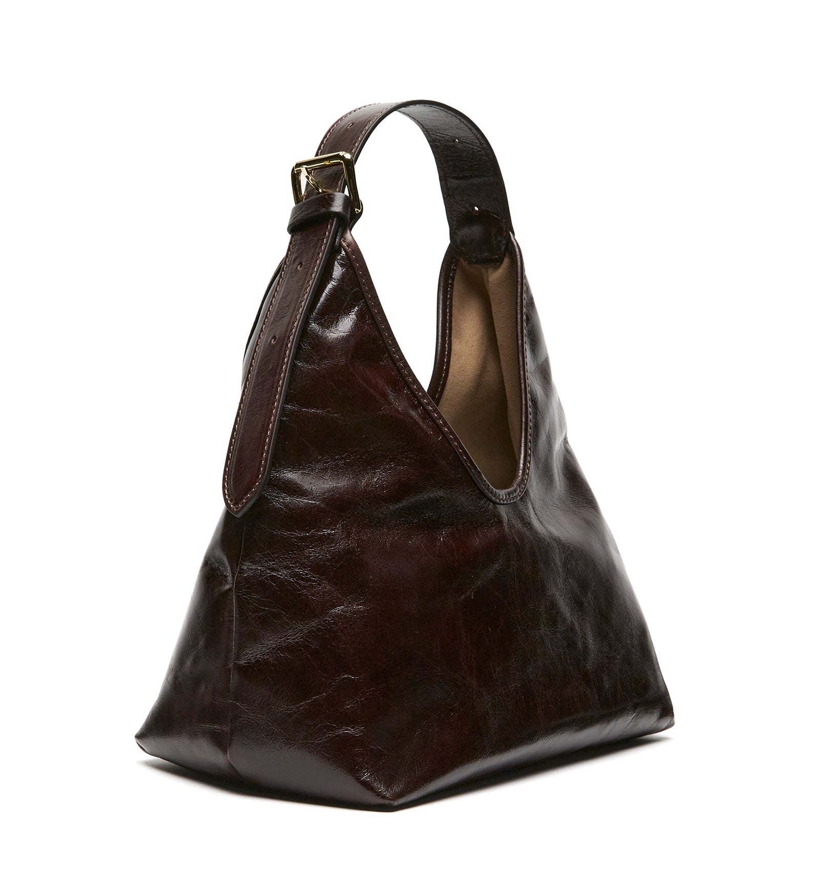 PIERRE CRINKLE LEATHER BAG