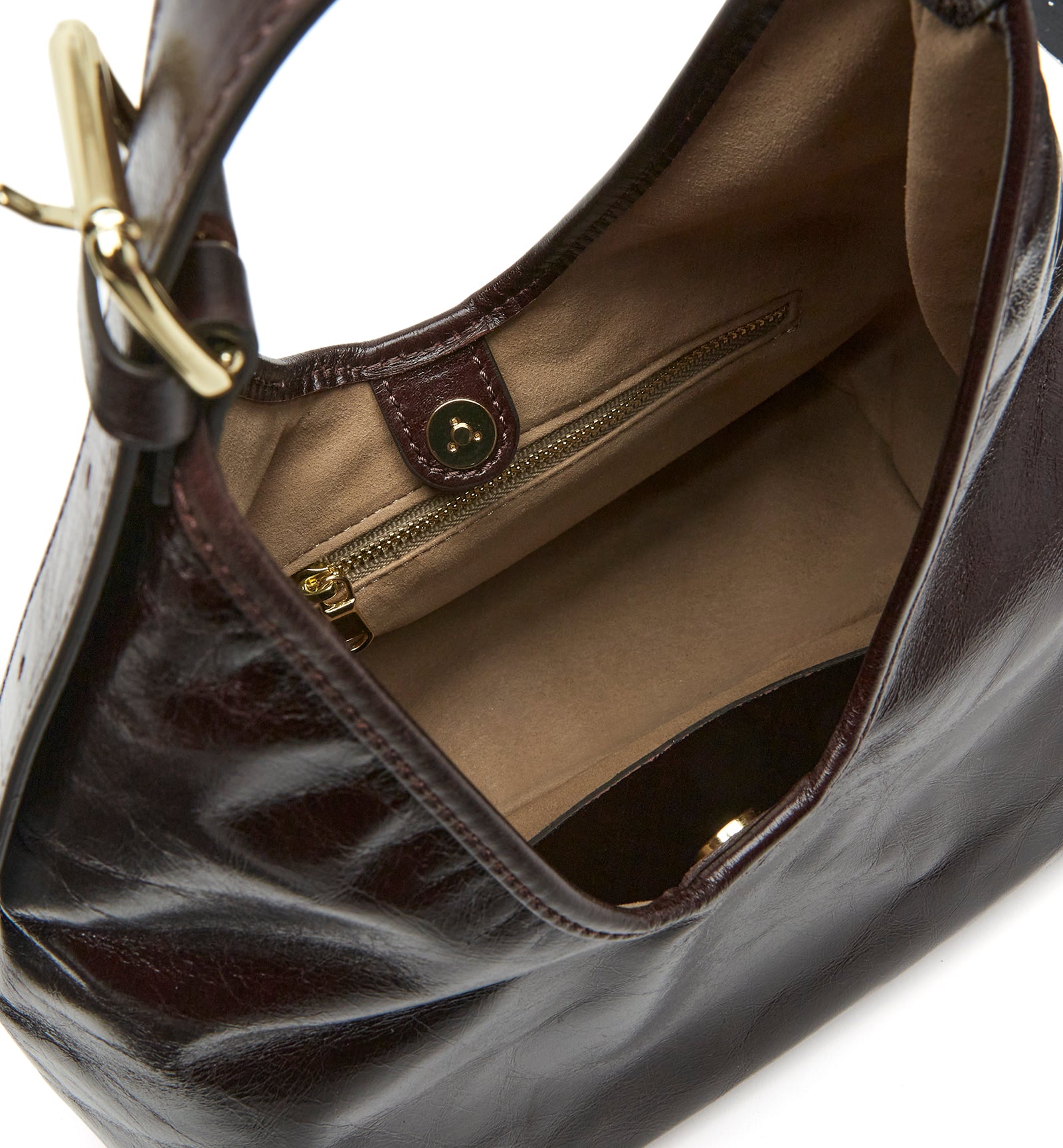 PIERRE CRINKLE LEATHER BAG