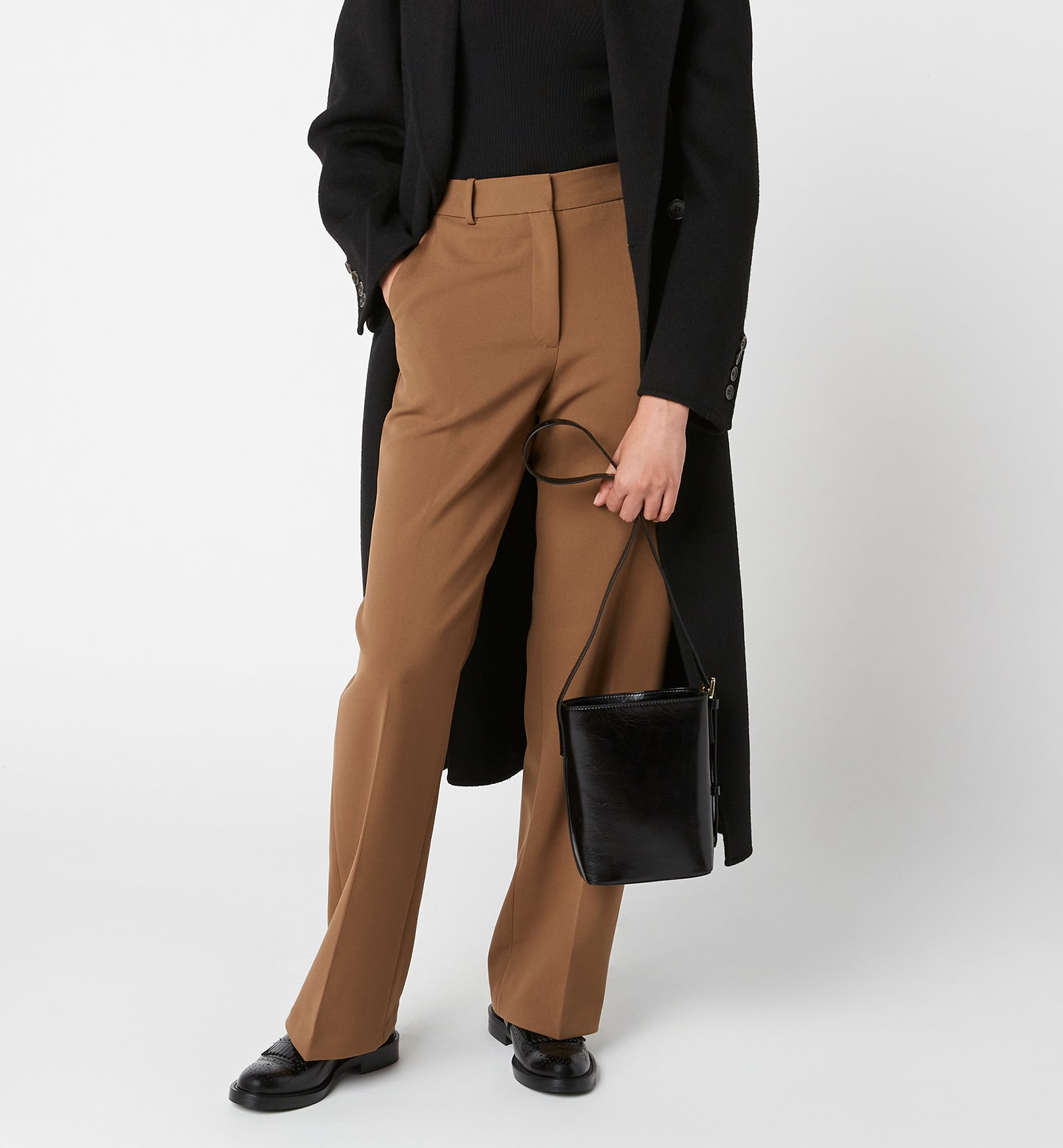 PIPPIN CRINKLE LEATHER CROSSBODY BAG