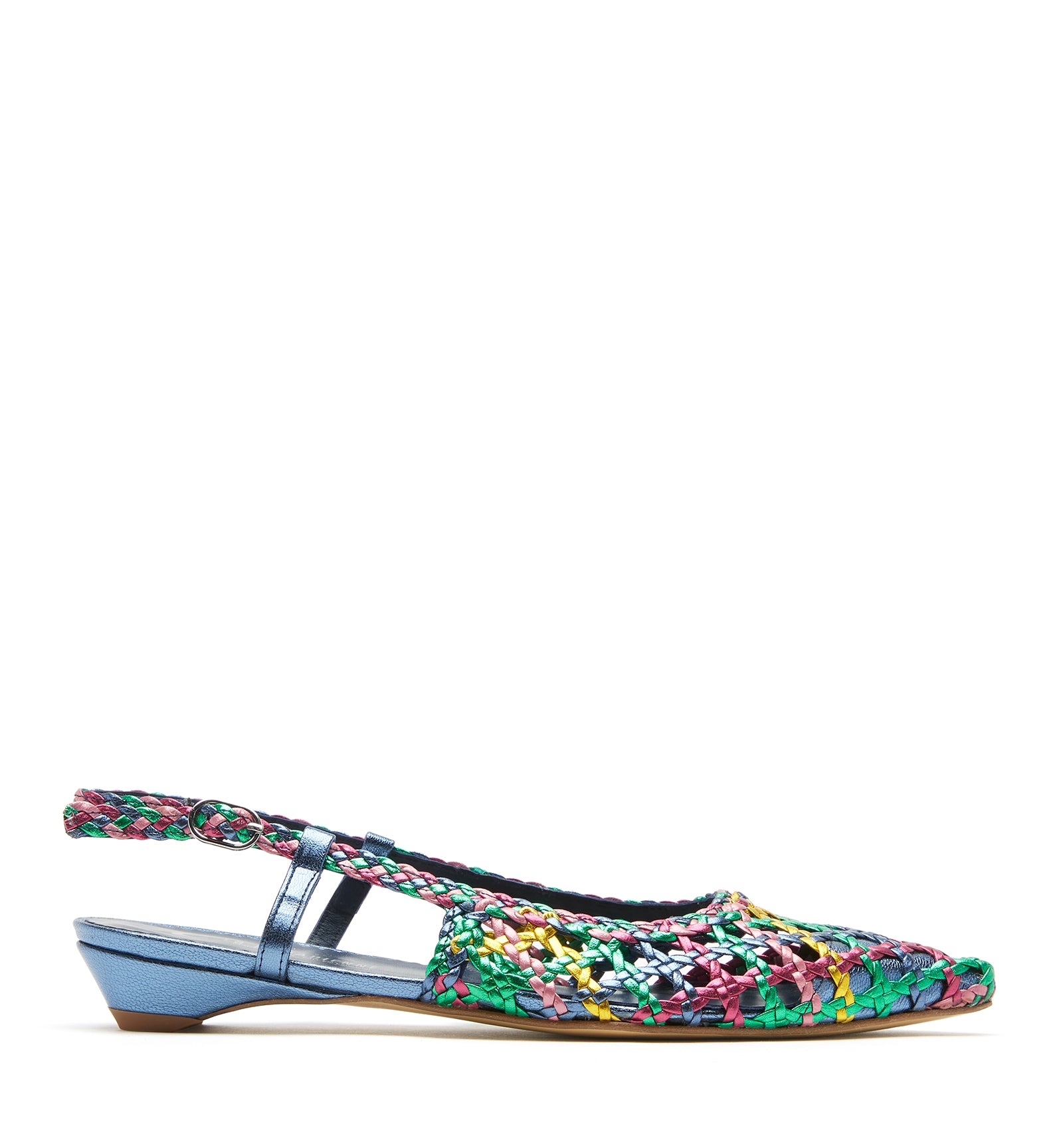 PLAYS BALLERINE SLINGBACK EN CUIR TRESSÉ