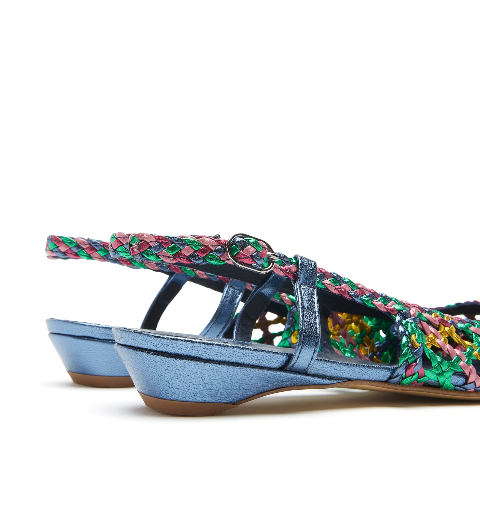 PLAYS BALLERINE SLINGBACK EN CUIR TRESSÉ