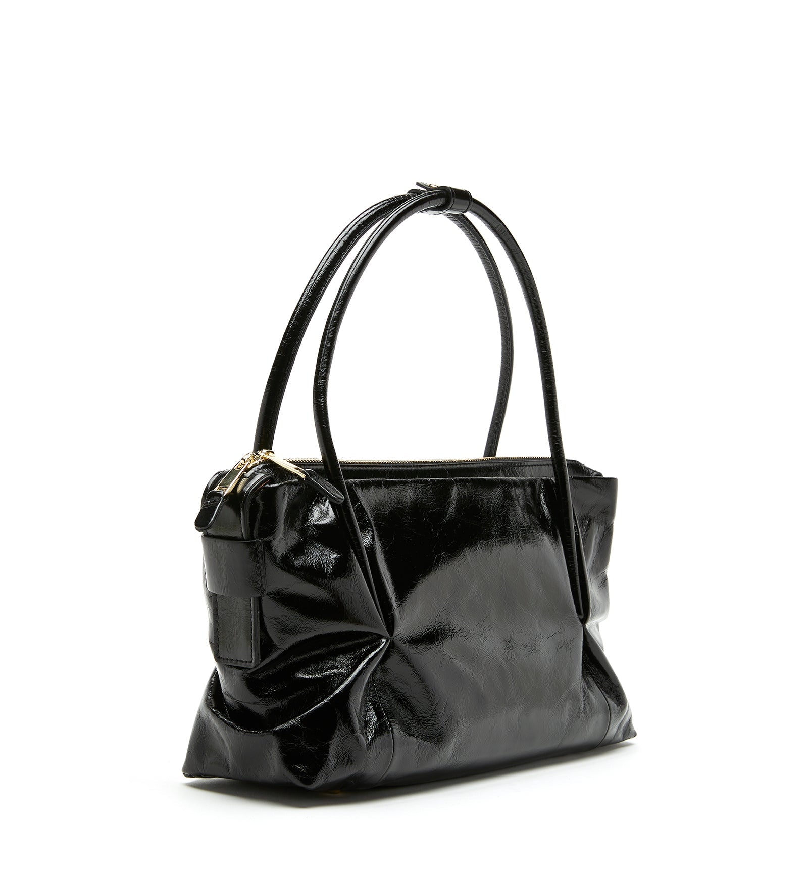 POTEAU CRINKLE LEATHER TOTE BAG - La Canadienne