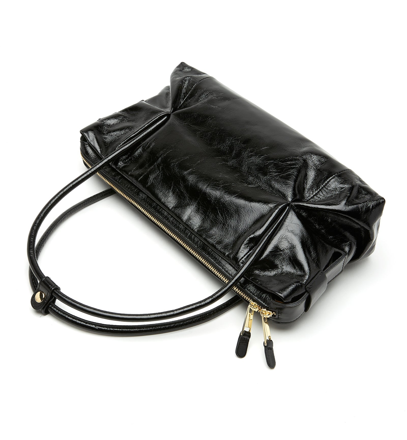POTEAU CRINKLE LEATHER TOTE BAG - La Canadienne