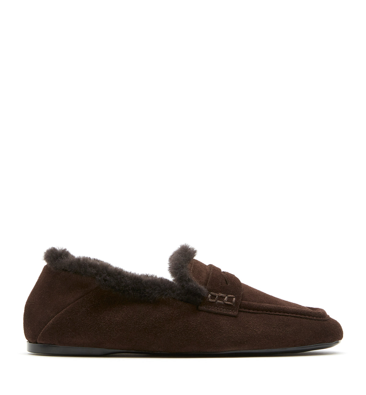 RAVAN SHEARLING LINED SUEDE LOAFER — Item 1 of 5