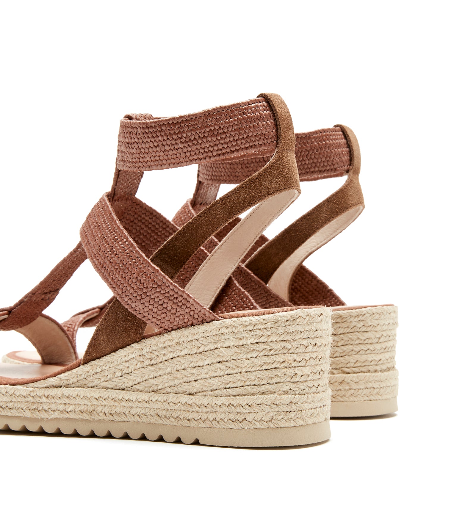 RAY RAFFIA WEDGE SANDAL