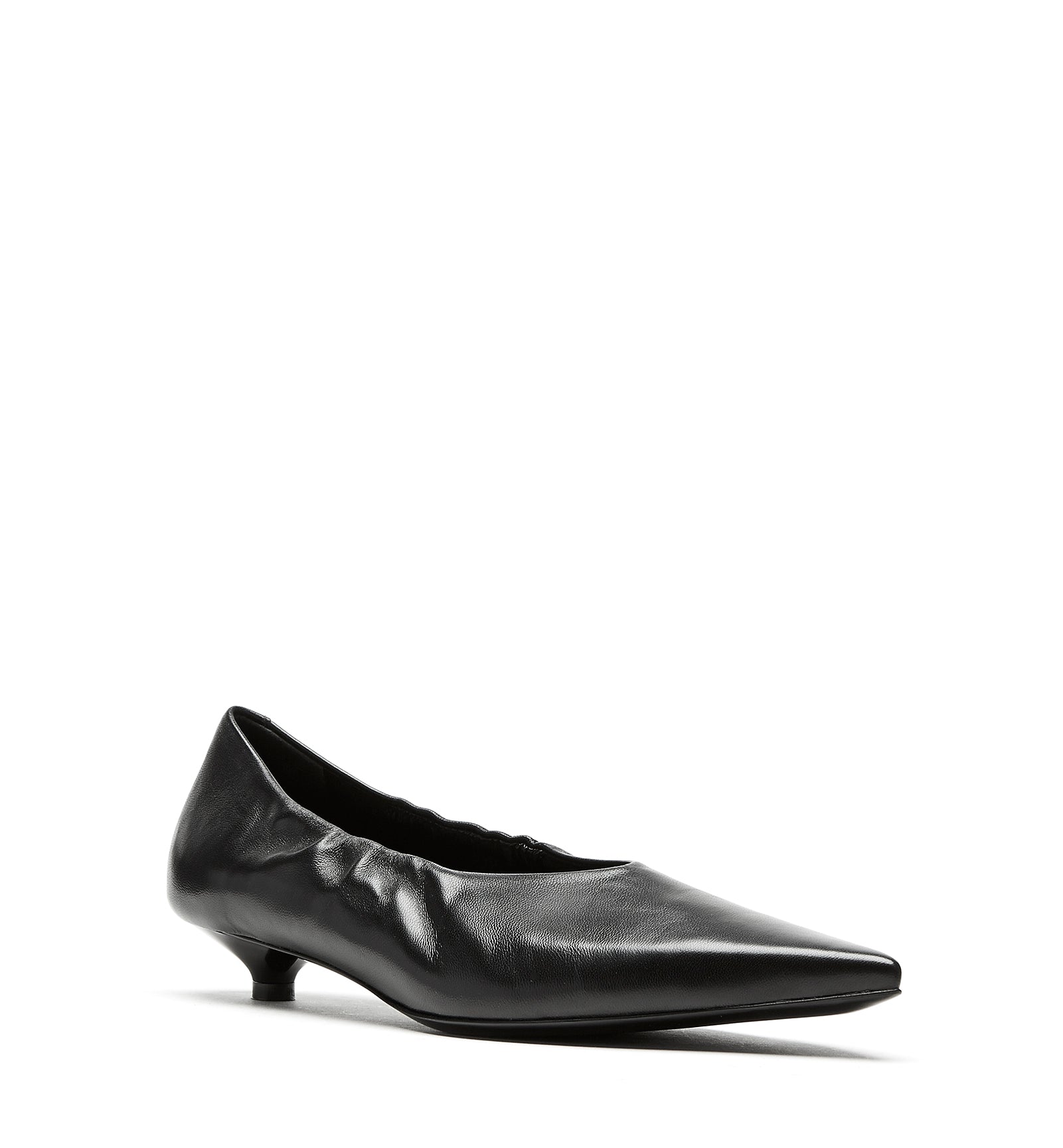 RIANE LEATHER KITTEN HEEL - La Canadienne