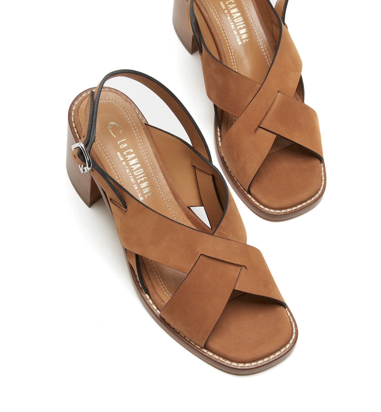 ROSSIE HEELED SUEDE SANDAL