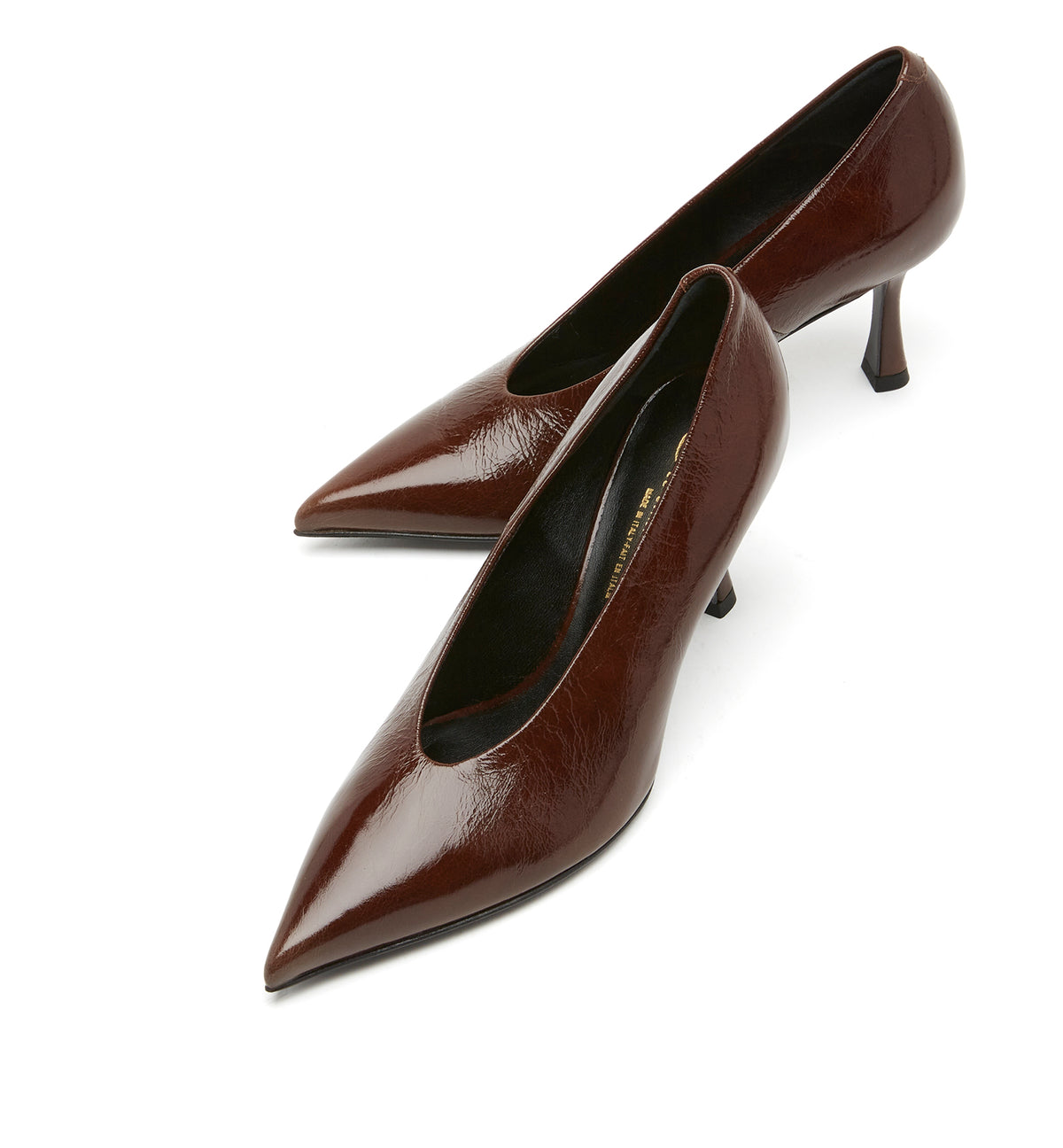 ROWAAN CRUSHED LEATHER PUMP — Item 3 of 5