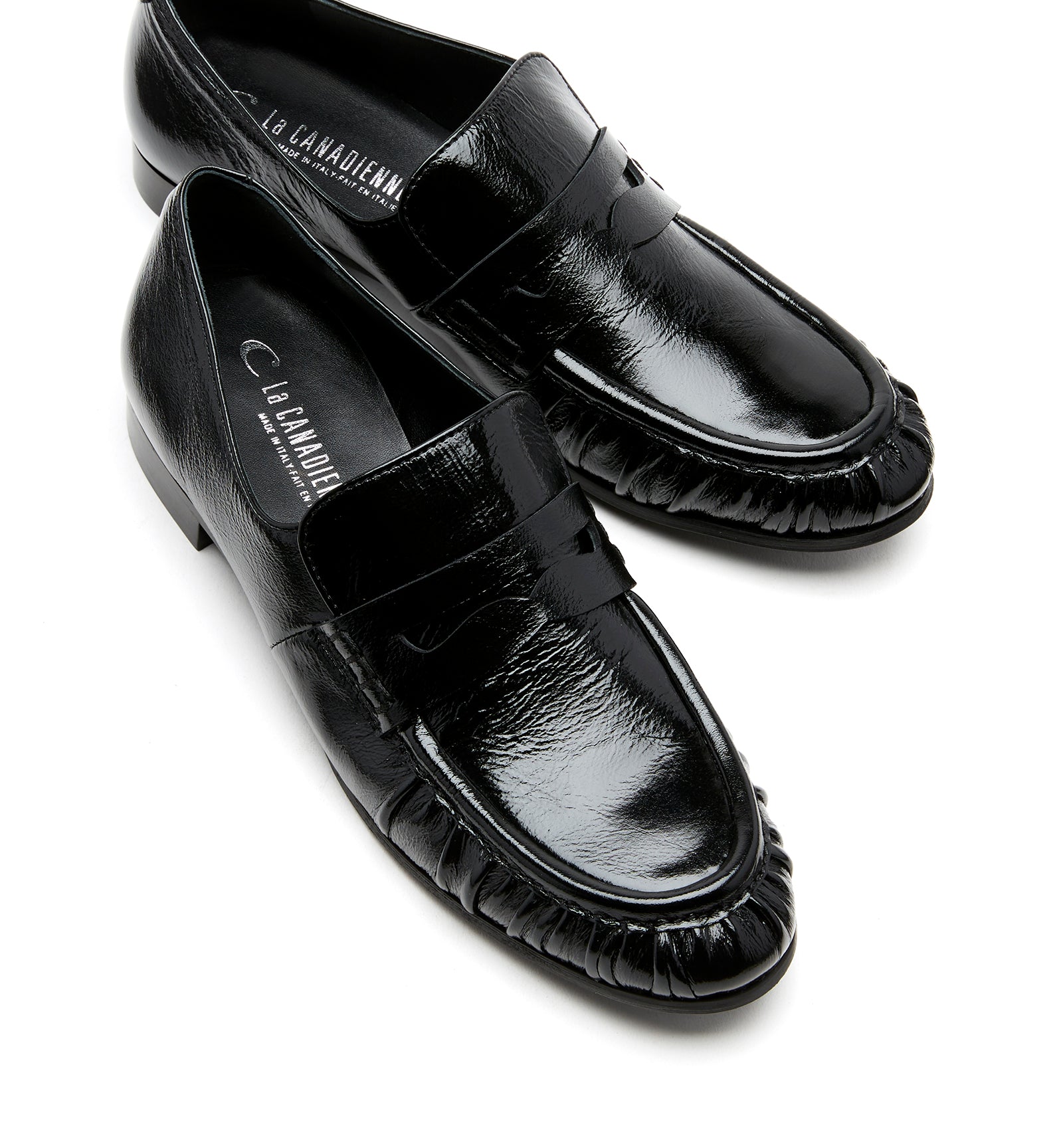 RYDER CRINKLE LEATHER LOAFER