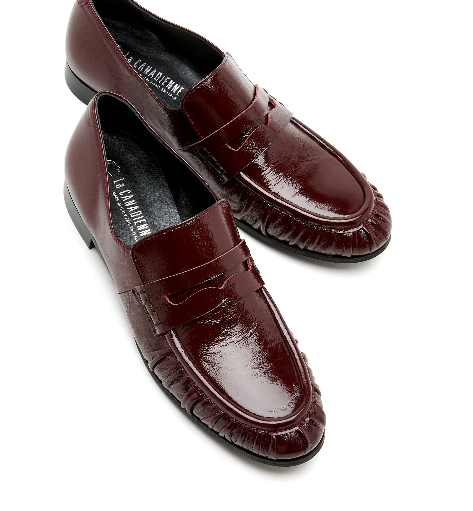 RYDER CRINKLE LEATHER LOAFER