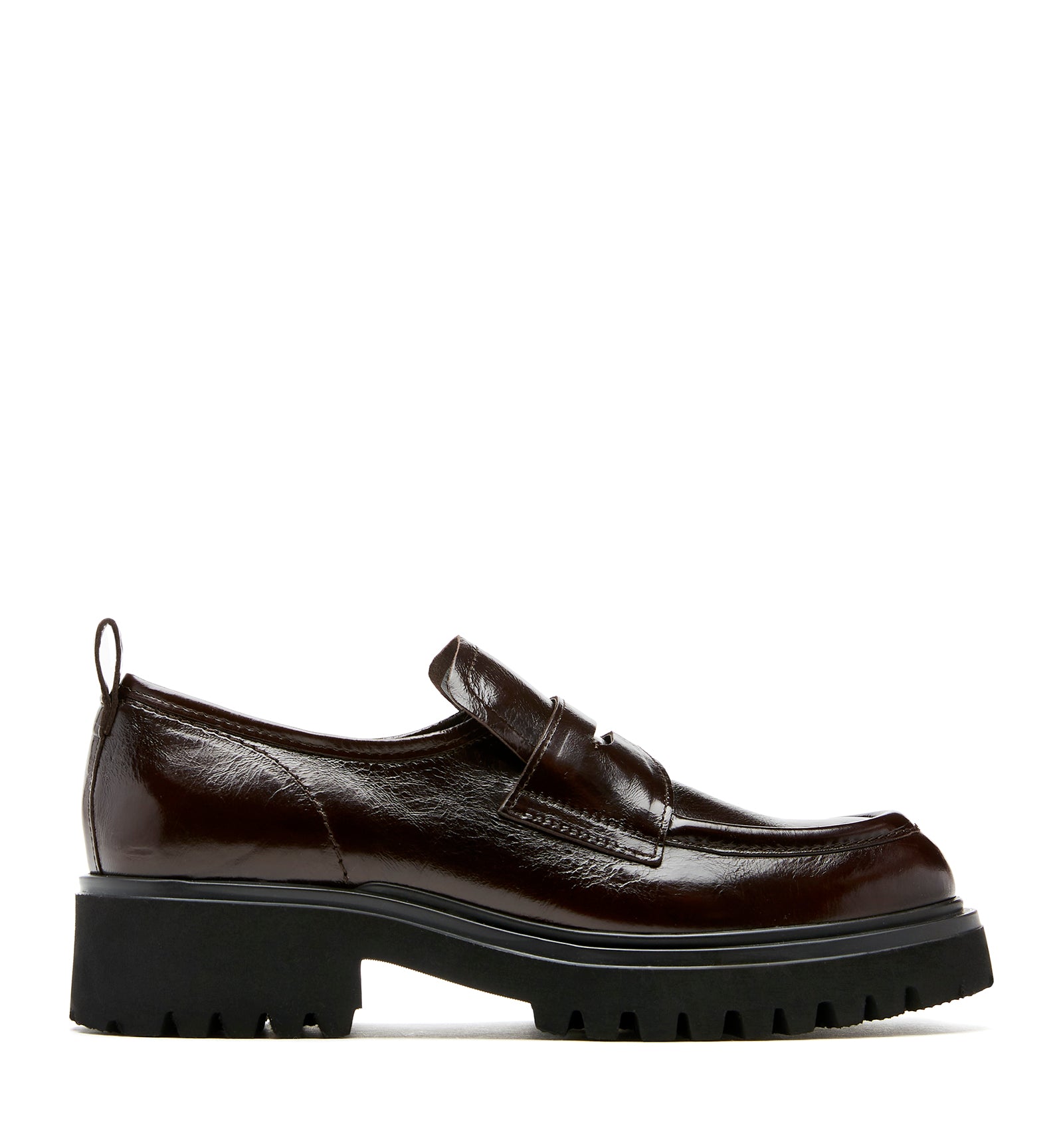 RYKER CRINKLE LEATHER LOAFER