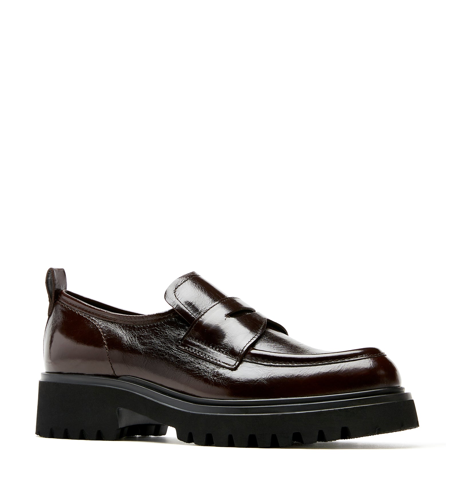RYKER CRINKLE LEATHER LOAFER