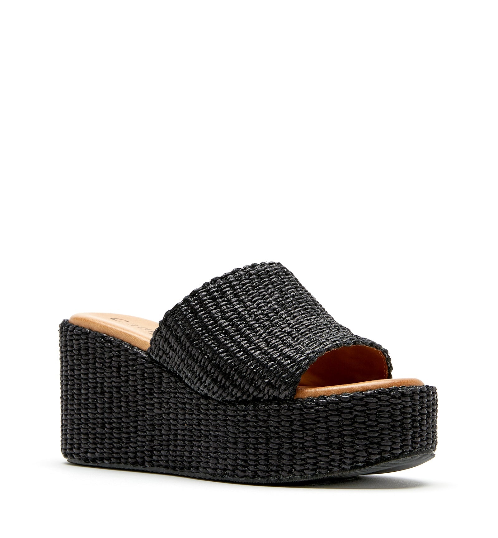 SAMI RAFFIA WEDGE SANDAL - La Canadienne