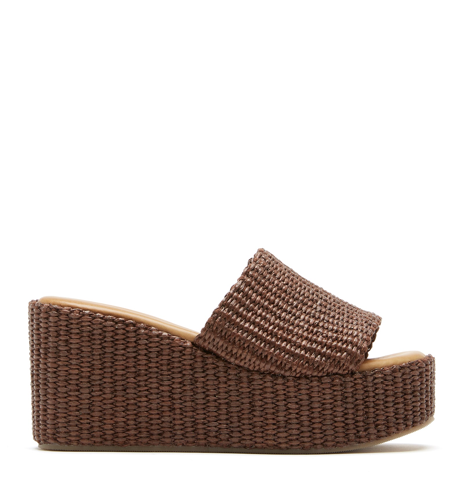 SAMI RAFFIA WEDGE SANDAL