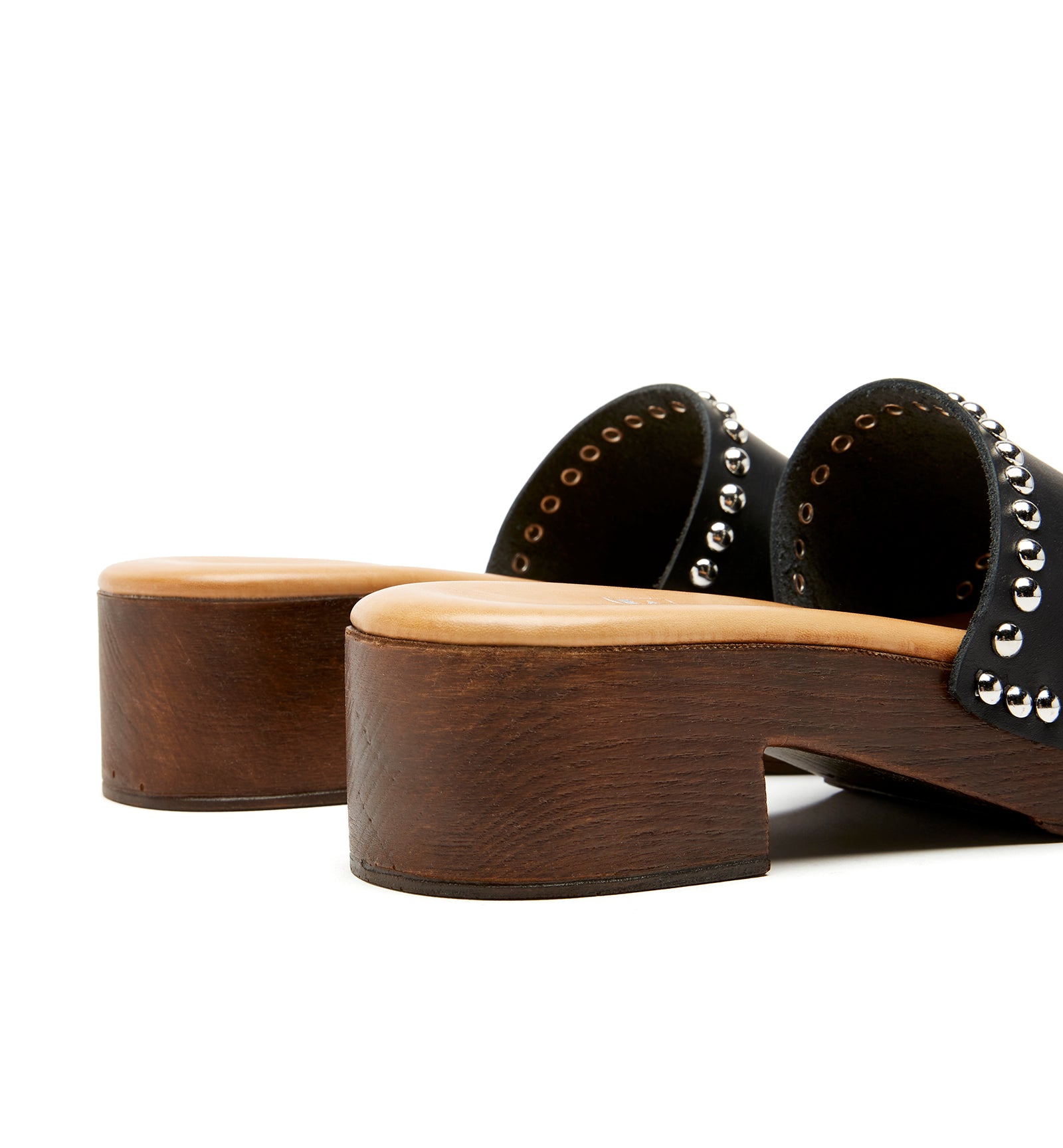 SANTI SANDALE SABOT EN CUIR