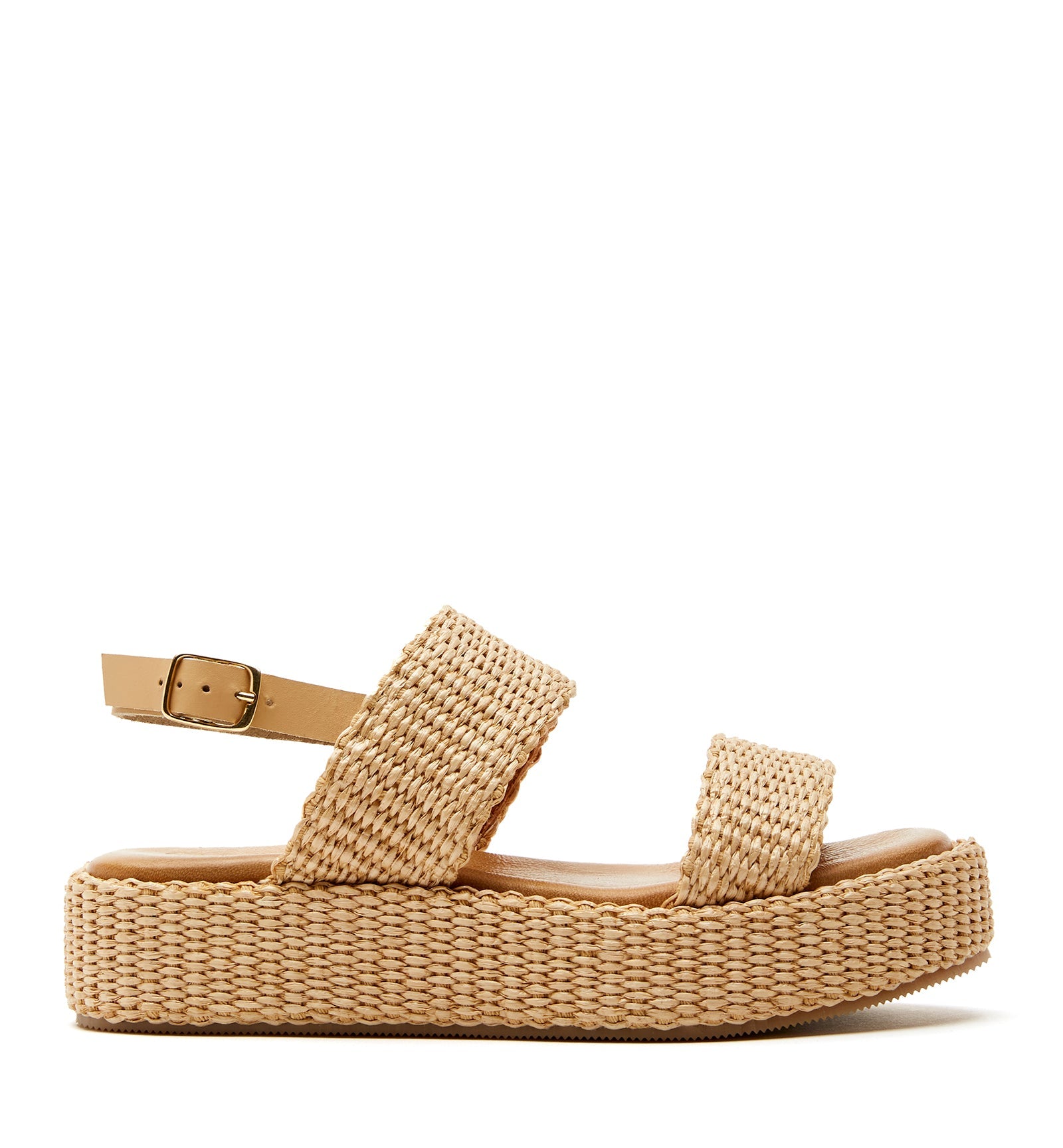 SAVOR RAFFIA SANDAL - La Canadienne