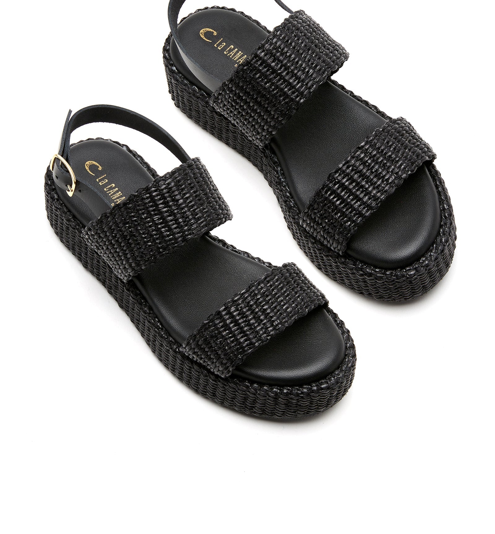 SAVOR RAFFIA SANDAL - La Canadienne
