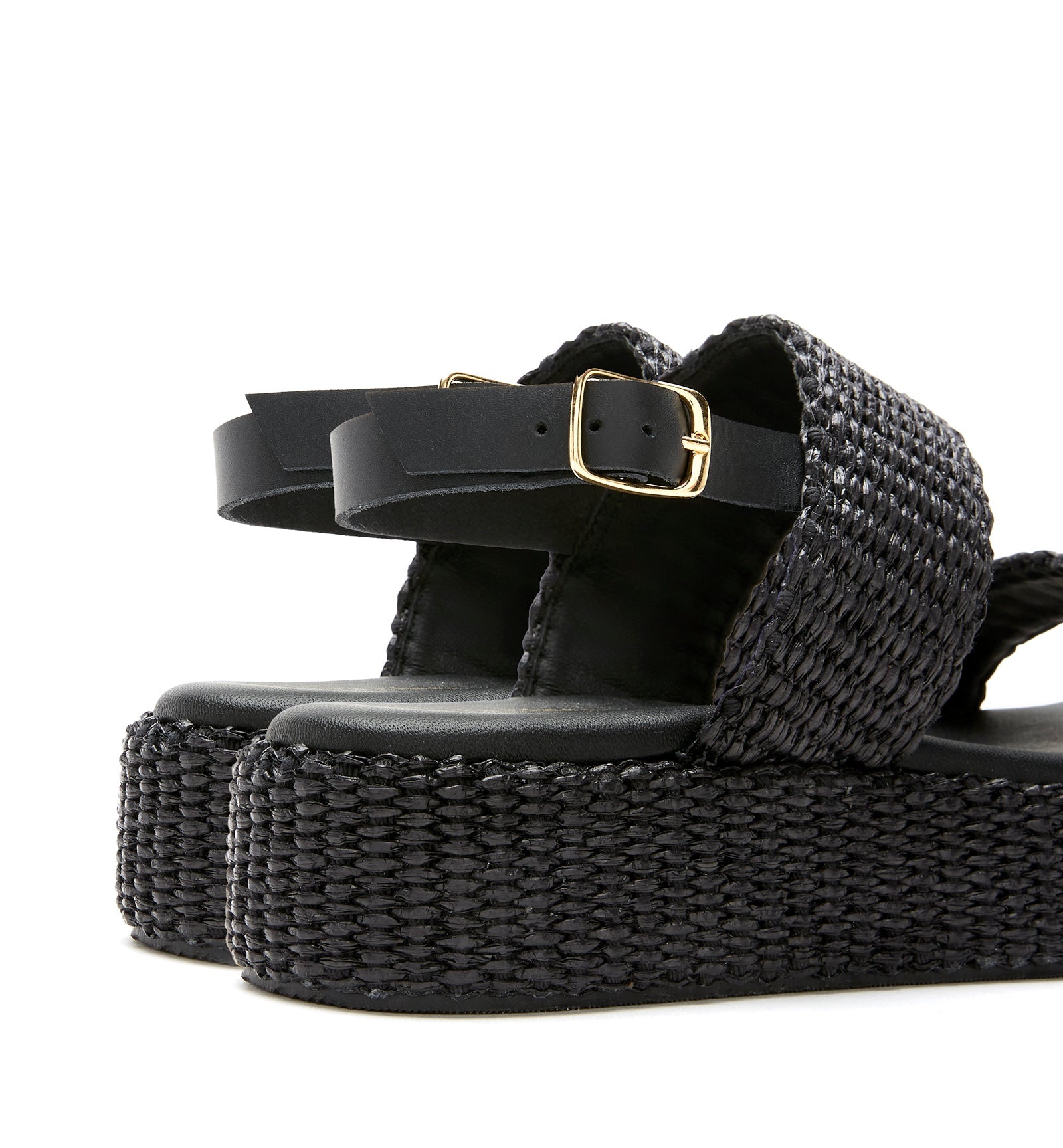 SAVOR RAFFIA SANDAL - La Canadienne