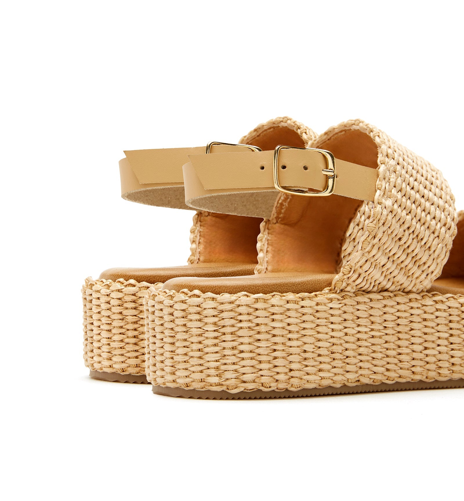 SAVOR RAFFIA SANDAL - La Canadienne