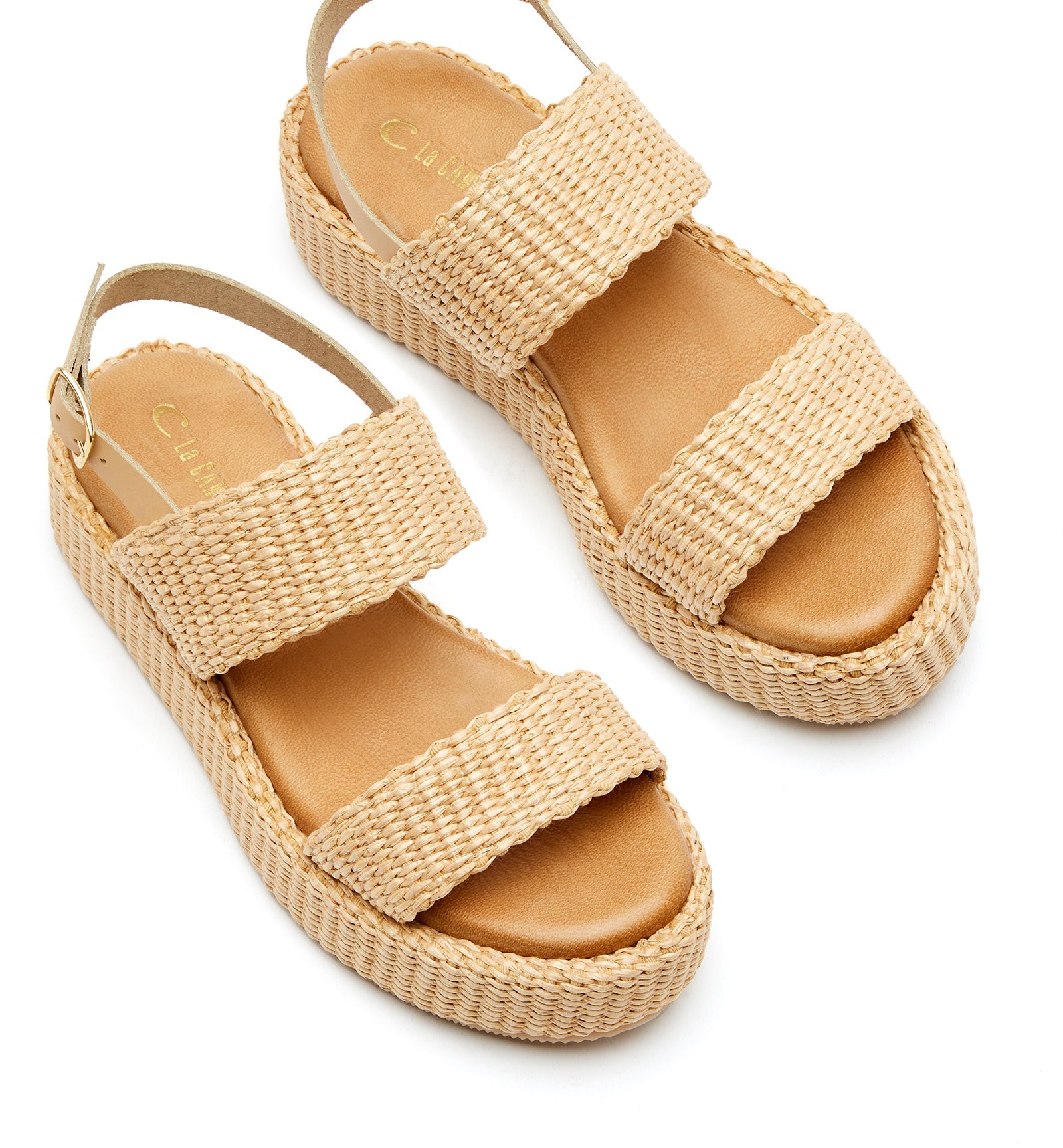 SAVOR RAFFIA SANDAL - La Canadienne