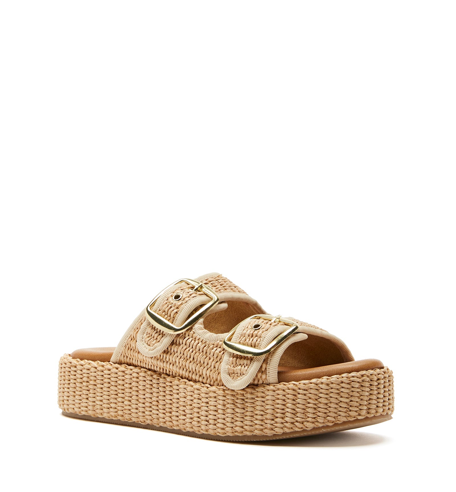 SKY RAFFIA SANDAL - La Canadienne
