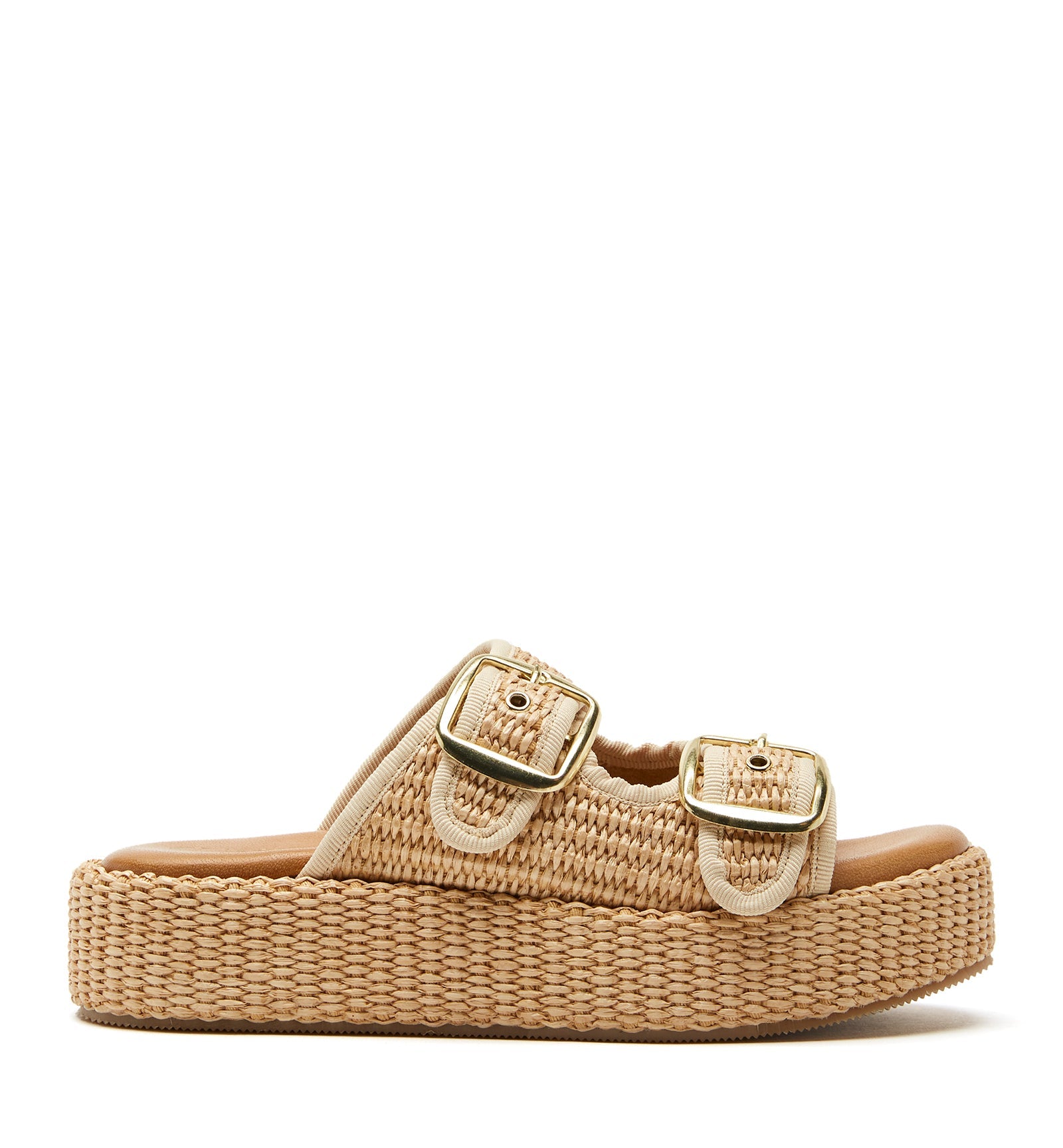SKY RAFFIA SANDAL - La Canadienne