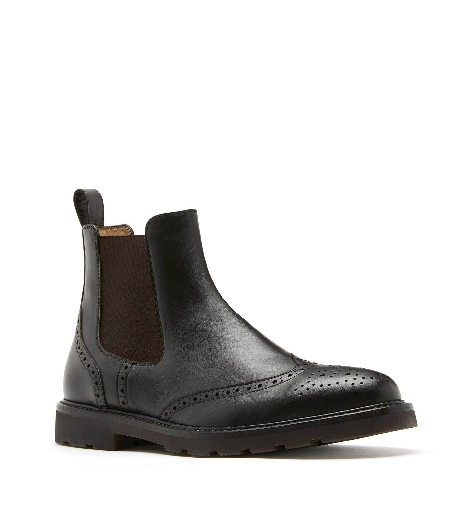 TAVOR MEN'S LEATHER BROGUE BOOT — Item 2 of 5