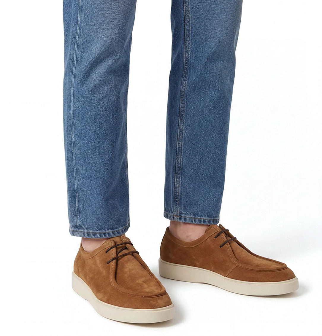 TEO SNEAKER WALLABY EN SUÈDE À LACETS POUR HOMME